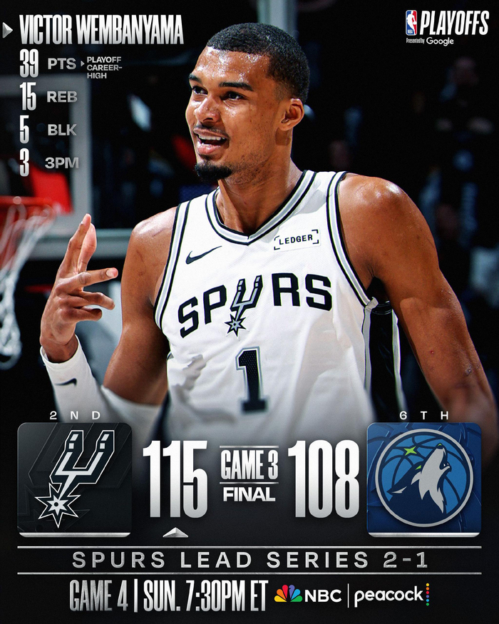 博鱼体育直播-马刺战胜森林狼晋级季后赛|NBA|NBA季后赛|明尼苏达森林狼队|圣安东尼奥马刺队|nba_新浪体育_新浪新闻